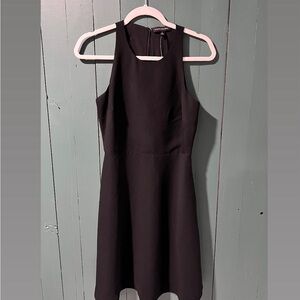 BANANA REPUBLIC Black Sleeveless Midi Dress